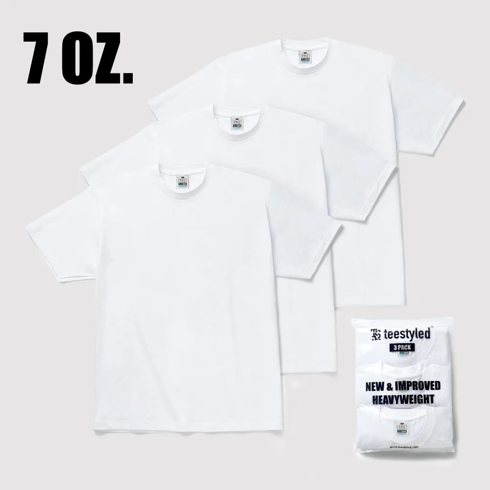 3-PACK | 7 OZ. PRO WEIGHT T-SHIRTS