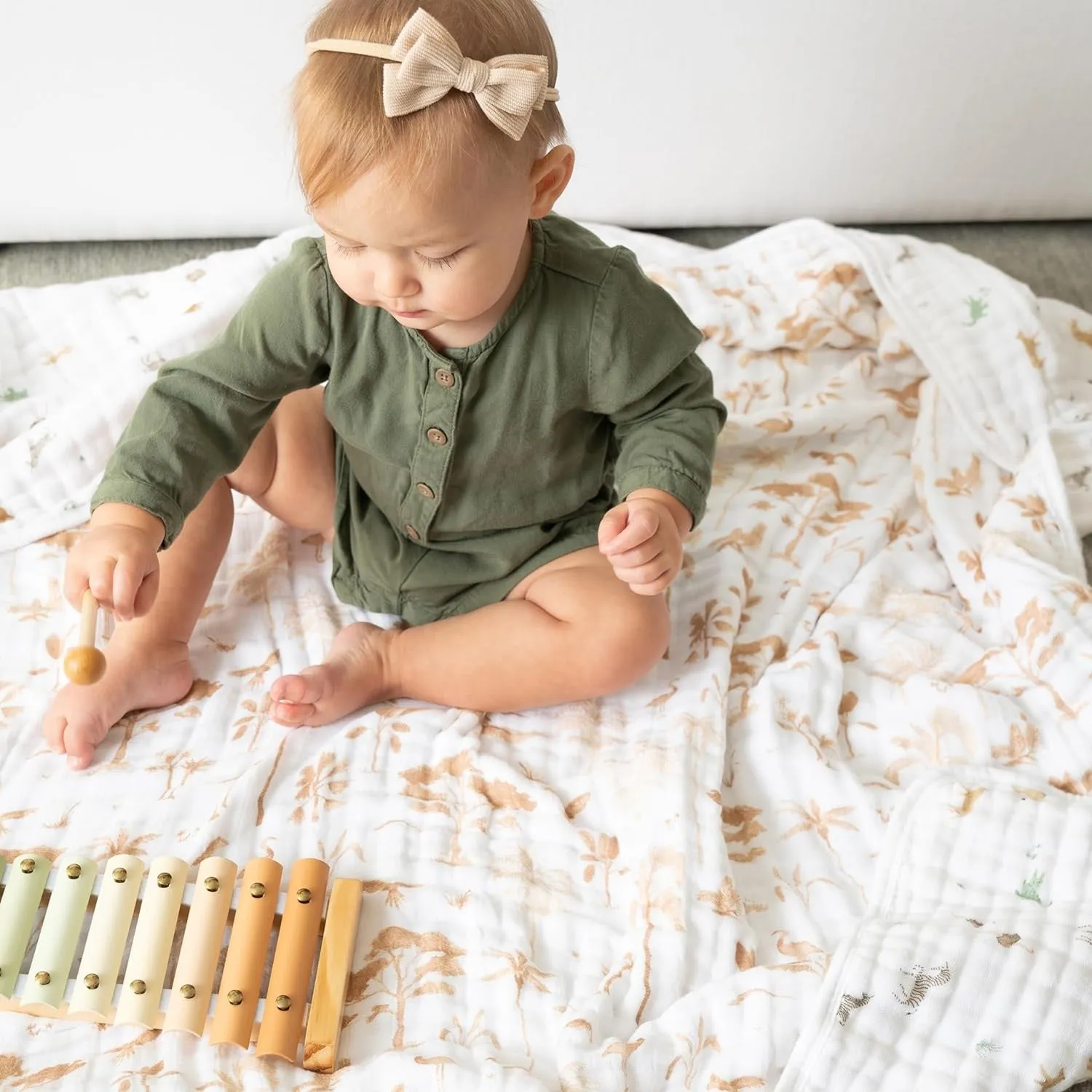 aden   anais Organic Dream Blanket (Safari Dream)