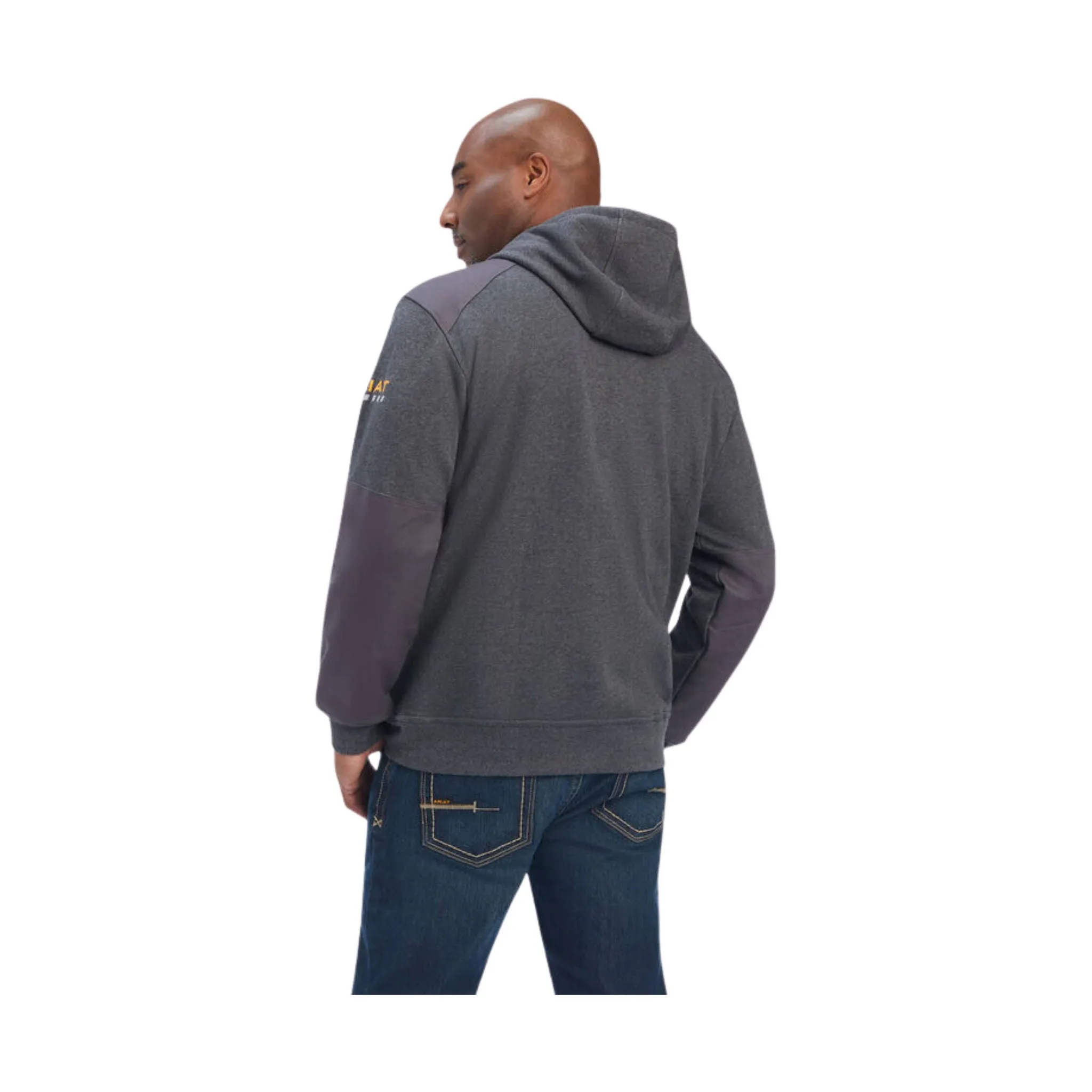 Ariat Men's Rebar Workman DuraCanvas Hoodie - Charcoal Heather