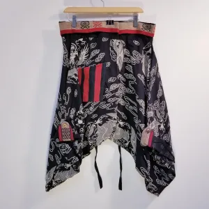 Black Dragon samurai pants waist tied