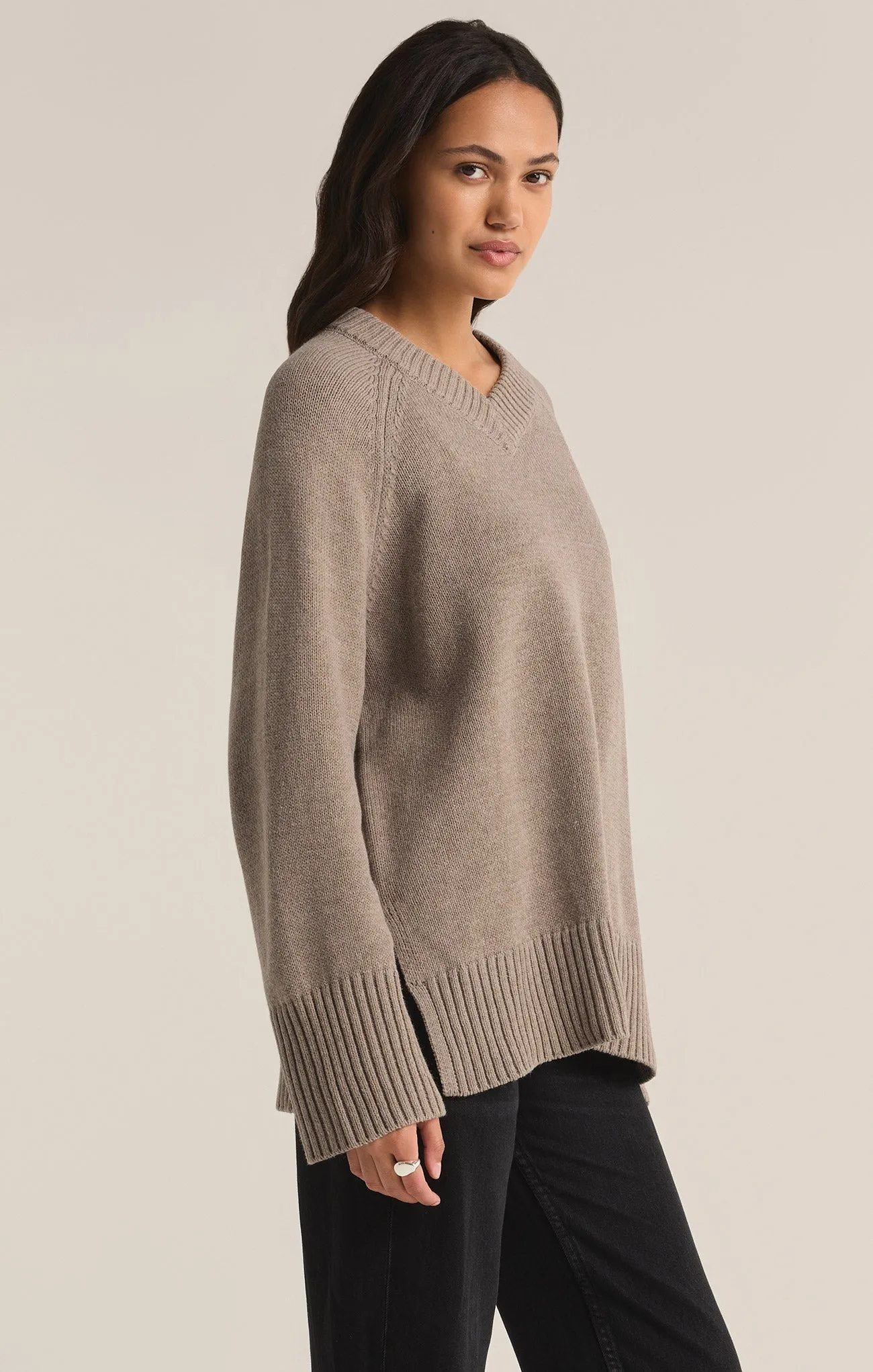 Boulevard V-Neck Sweater