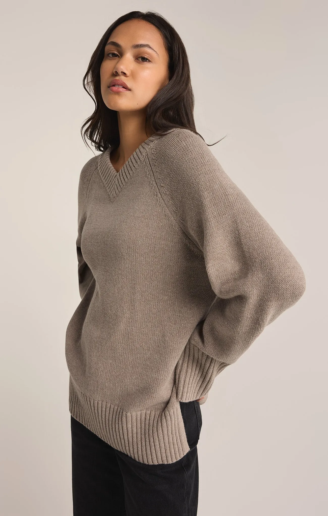 Boulevard V-Neck Sweater