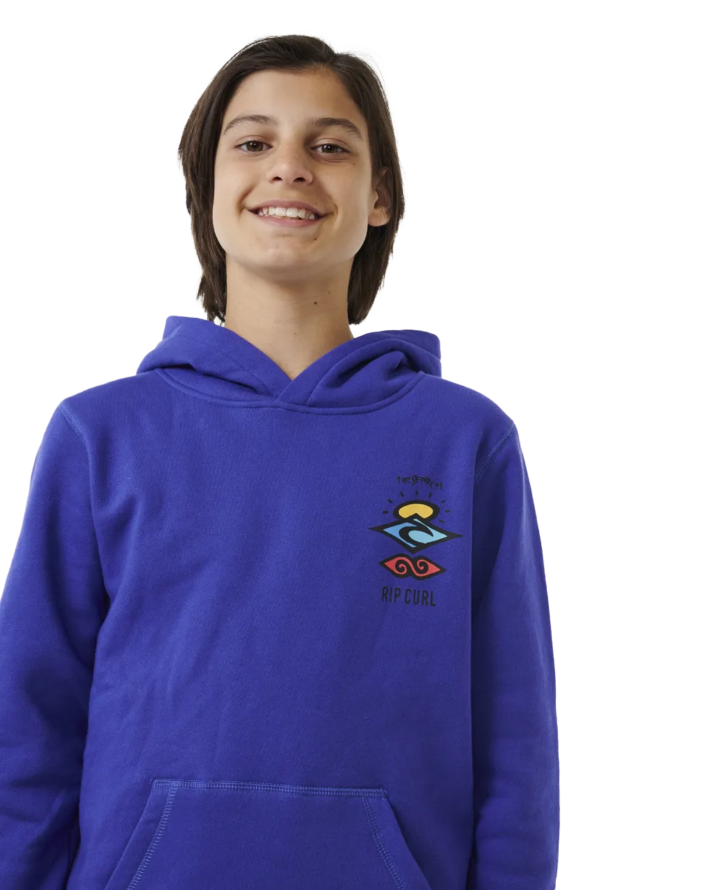 Boys Search Icon Hoodie in Wild Berry