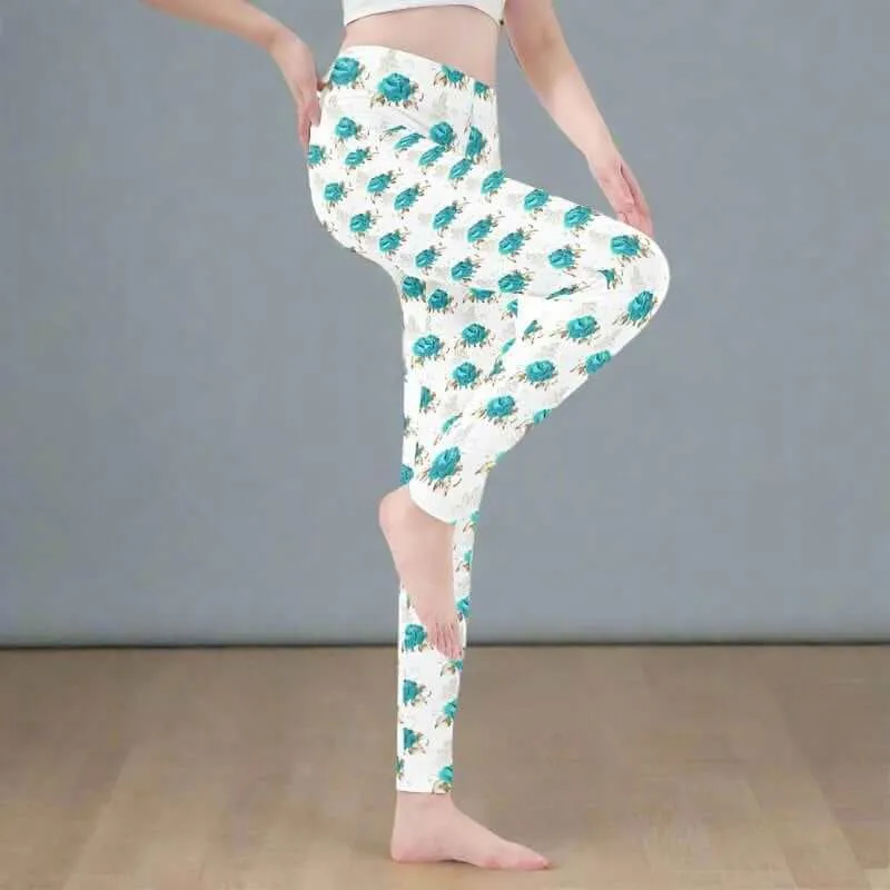 Buy Green Rose Legging for Women - Comfortable and Stylish