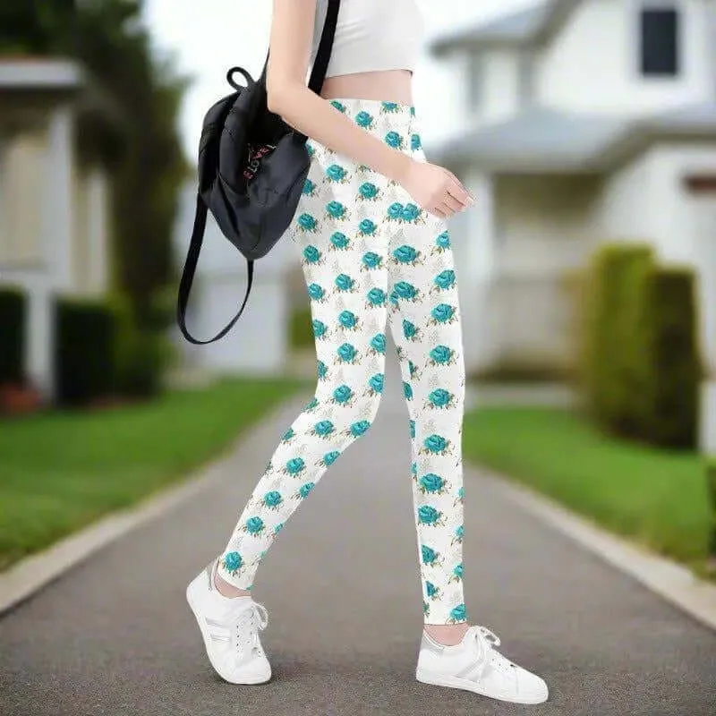 Buy Green Rose Legging for Women - Comfortable and Stylish