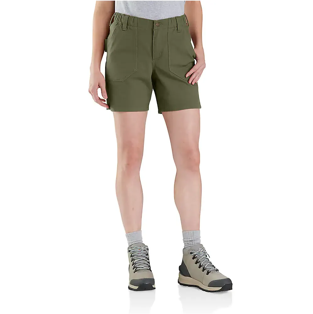 Carhartt Women's Rugged Flex Relaxed Fit Canvas Work Shorts SALE