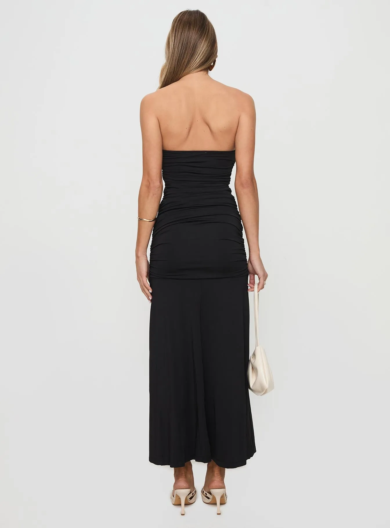 Caymus Strapless Maxi Dress Black