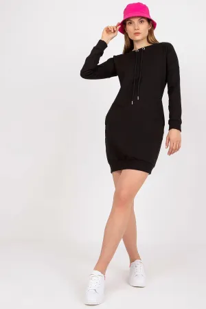 Chic Tie-Back Long Sleeve Sweater Dress