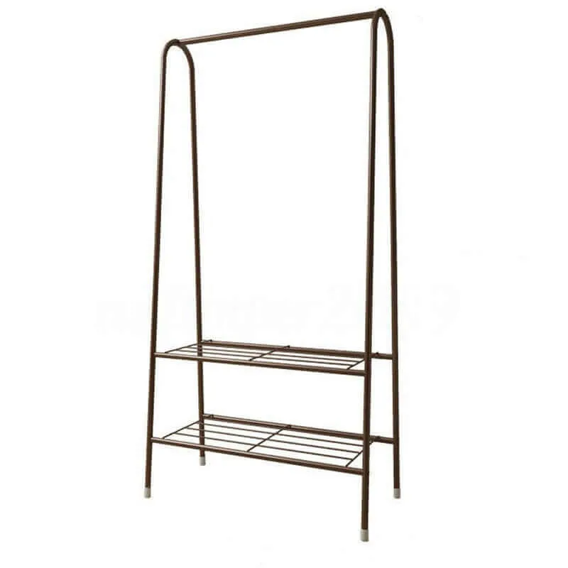 Cloth Rack Garment Rack Metal Coffee color