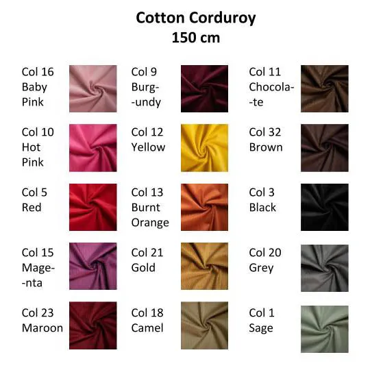 Cotton Corduroy (150cm)