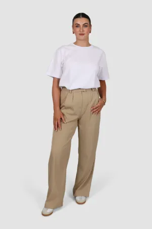 DOWNTOWN PANT COFFEE TALL FIT