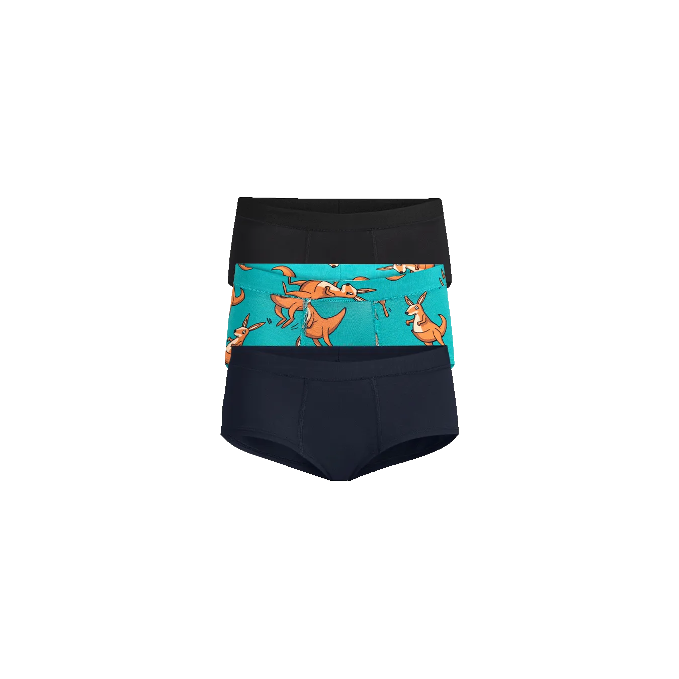 FeelFree Cheeky Brief 3-Pack | Ready to Roo-mble Pack