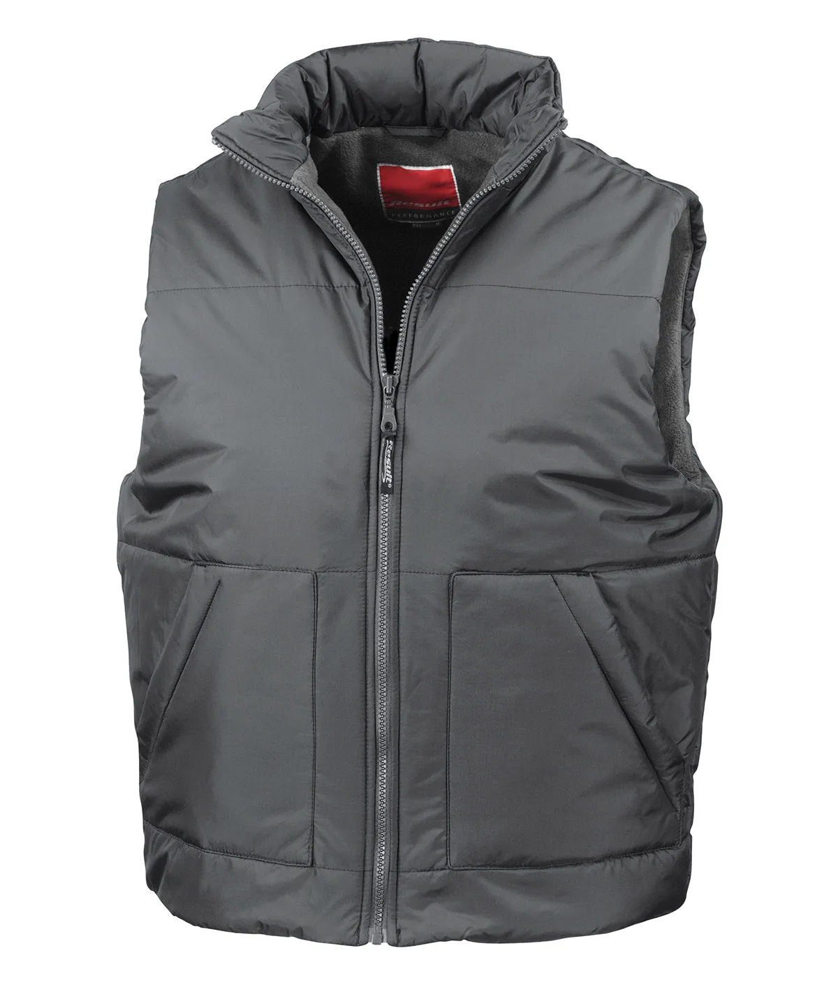 Fleece-lined bodywarmer | Dark Grey