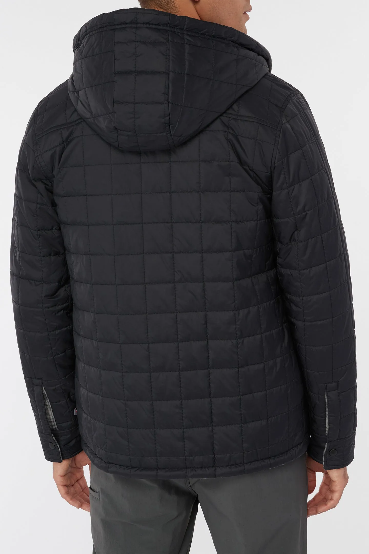 GLACIER HOODED REVERSIBLE JACKET