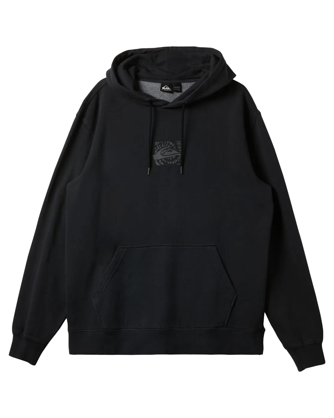 Graphic Mix Hoodie in Black