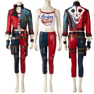 Harley Quinn Costumes Suicide Squad Kill the Justice League Cosplay Outfit Halloween Suit