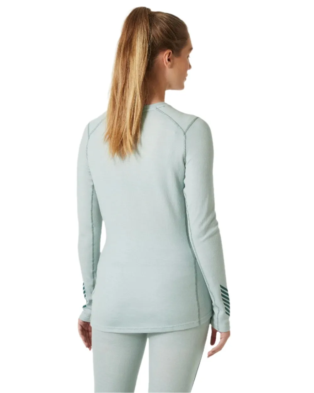 Helly Hansen Womens Lifa Merino Midweight Graphic Crew Base Layer