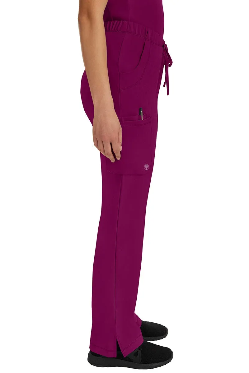 HH Works Women's Scrub Set Monica Top & Rebecca Pant | Wine