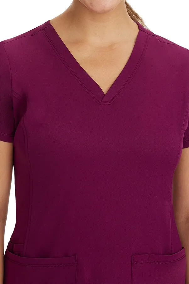 HH Works Women's Scrub Set Monica Top & Rebecca Pant | Wine