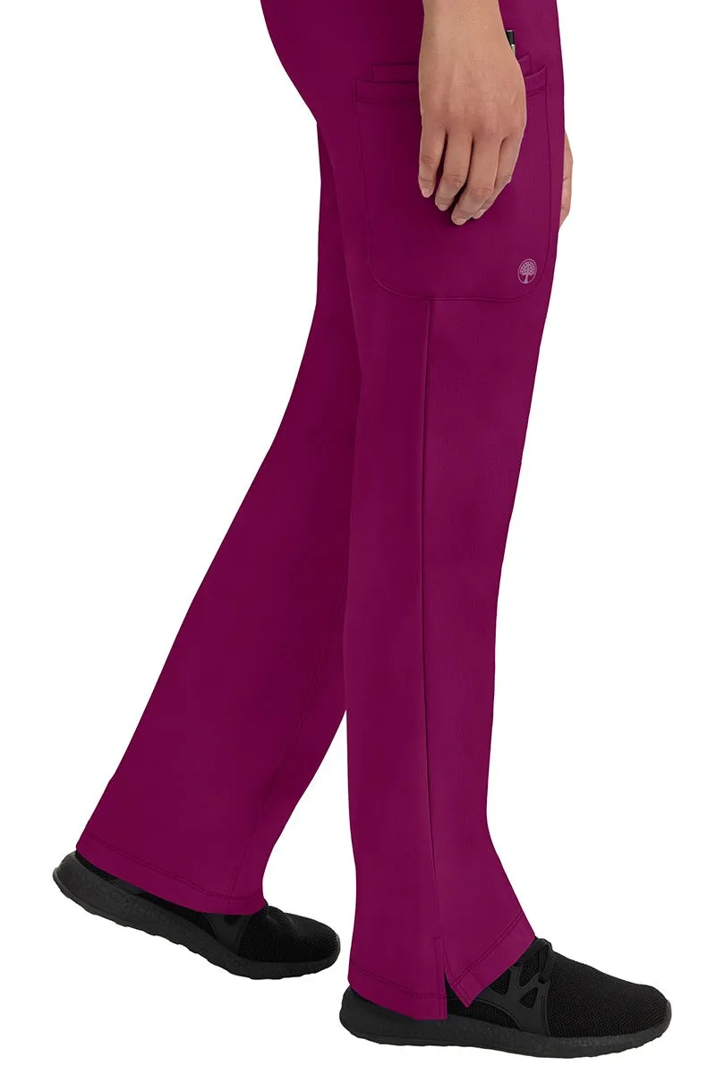 HH Works Women's Scrub Set Monica Top & Rebecca Pant | Wine