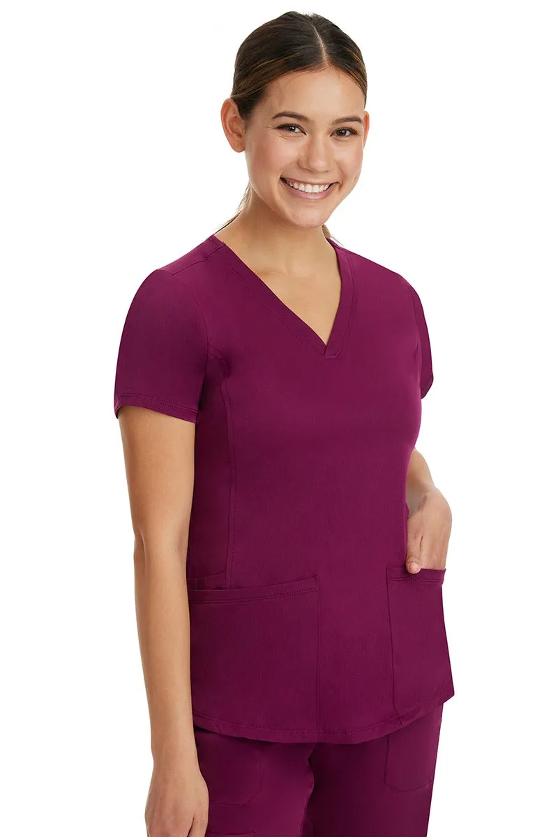 HH Works Women's Scrub Set Monica Top & Rebecca Pant | Wine