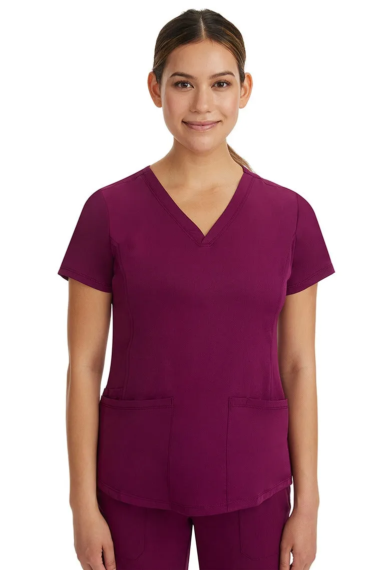 HH Works Women's Scrub Set Monica Top & Rebecca Pant | Wine