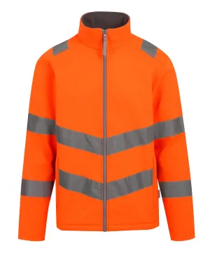 Hi-vis Pro contract Ablaze 2-layer softshell | Orange