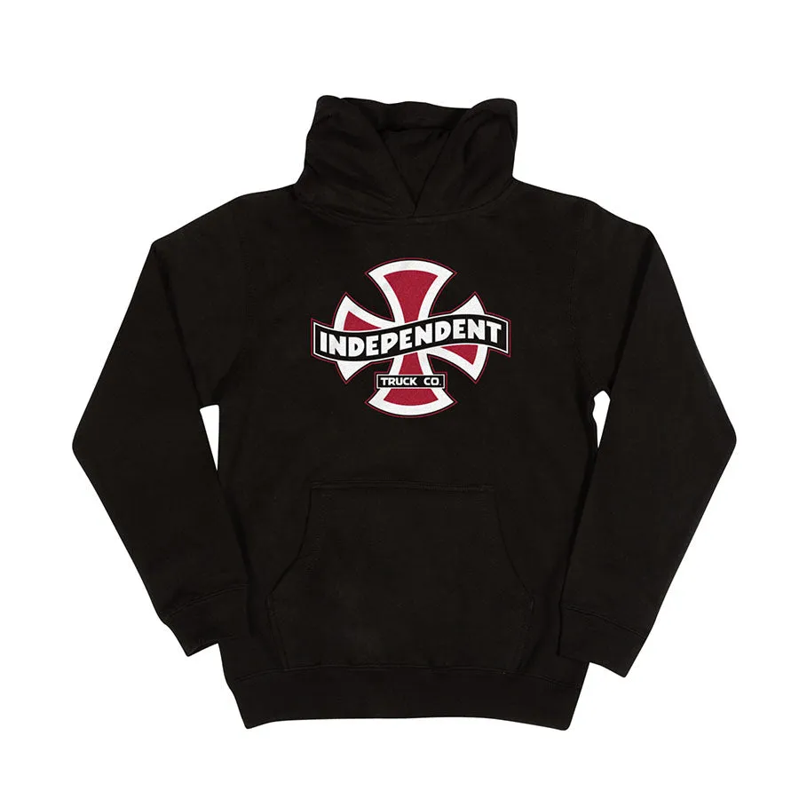 Independent Streamer Pullover Hooded Youth Sweatshirt - Black