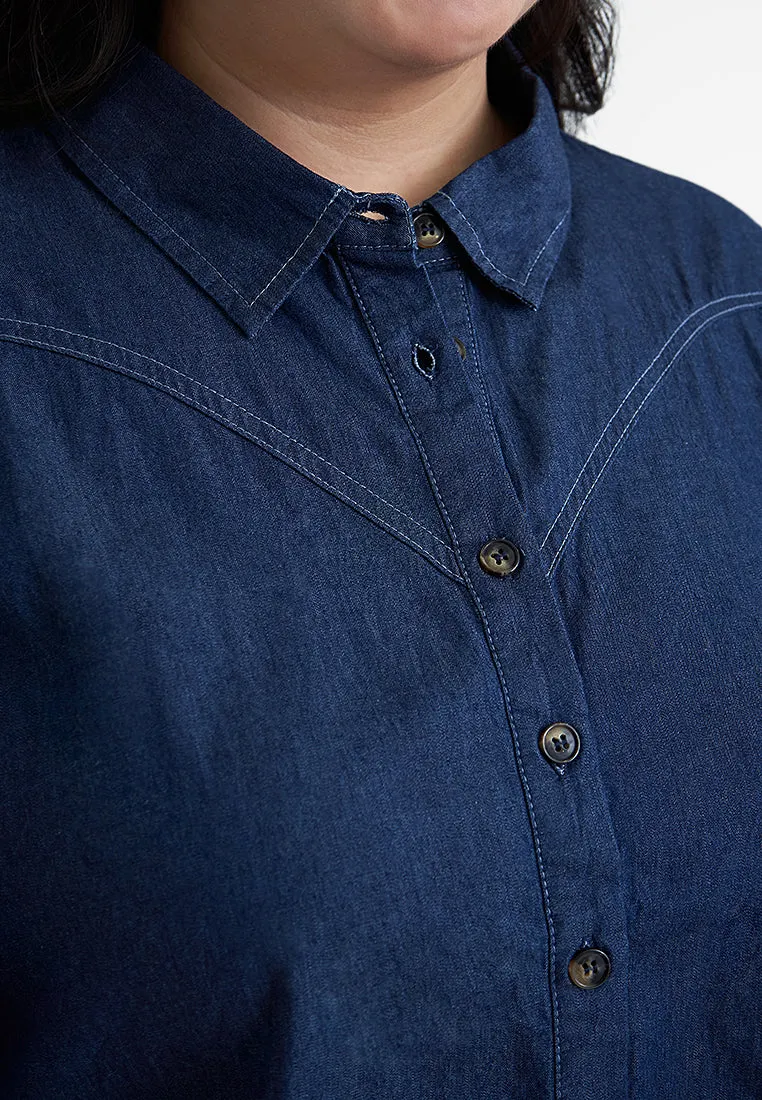 Ivie Classic Long Sleeves Denim Shirt