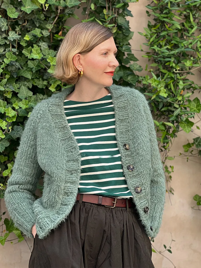 Jade Green Ingrid Cardigan