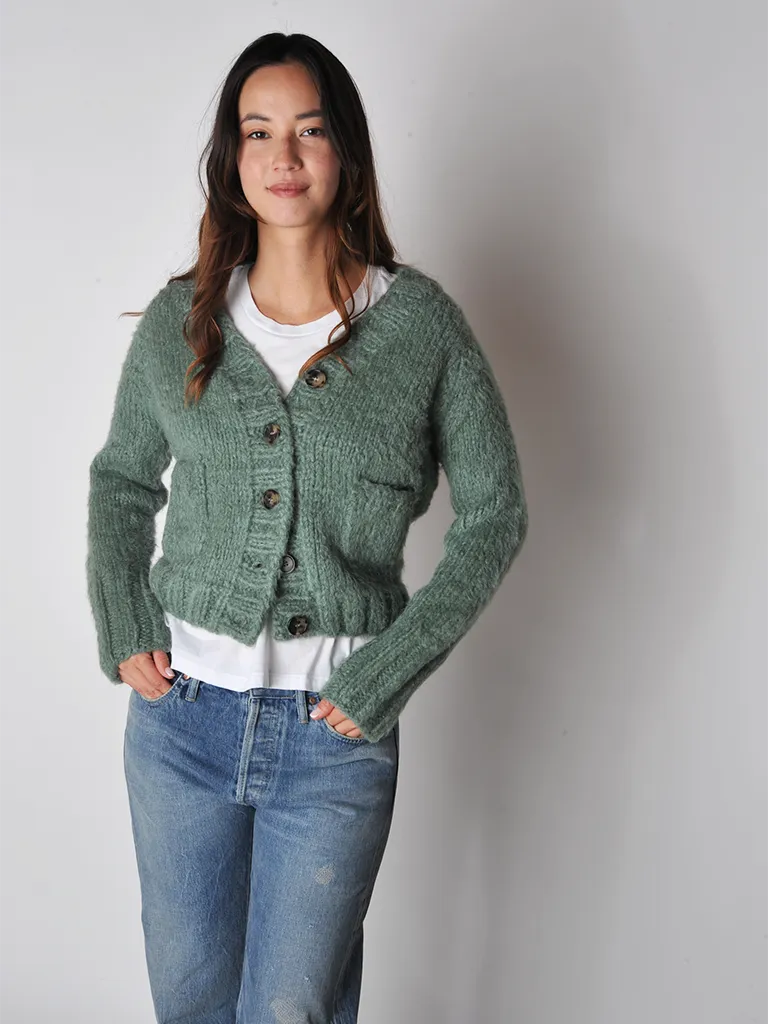 Jade Green Ingrid Cardigan