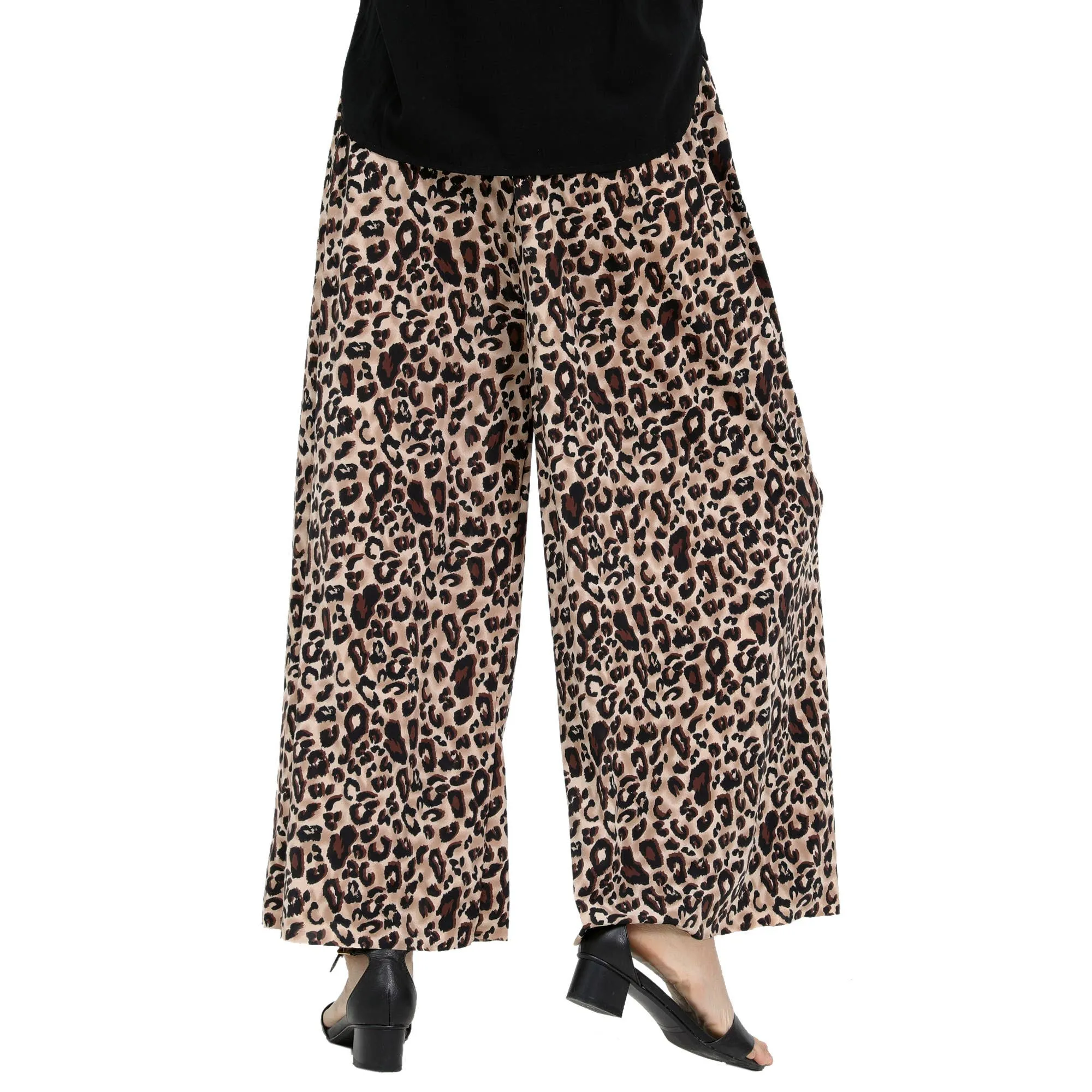 Leopard Palazzo Pants