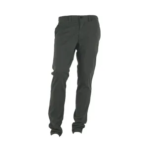 Made in Italy Elegant Gray Italian Cotton Trousers