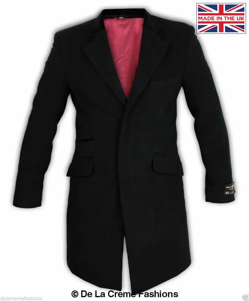 Mens Peaky Blinders Retro Mod Covert Coat