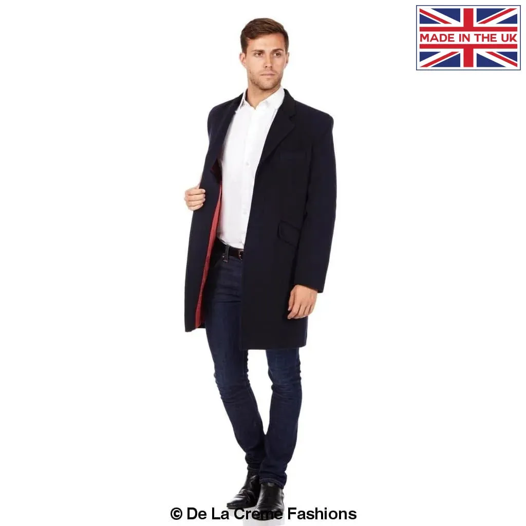 Mens Peaky Blinders Retro Mod Covert Coat