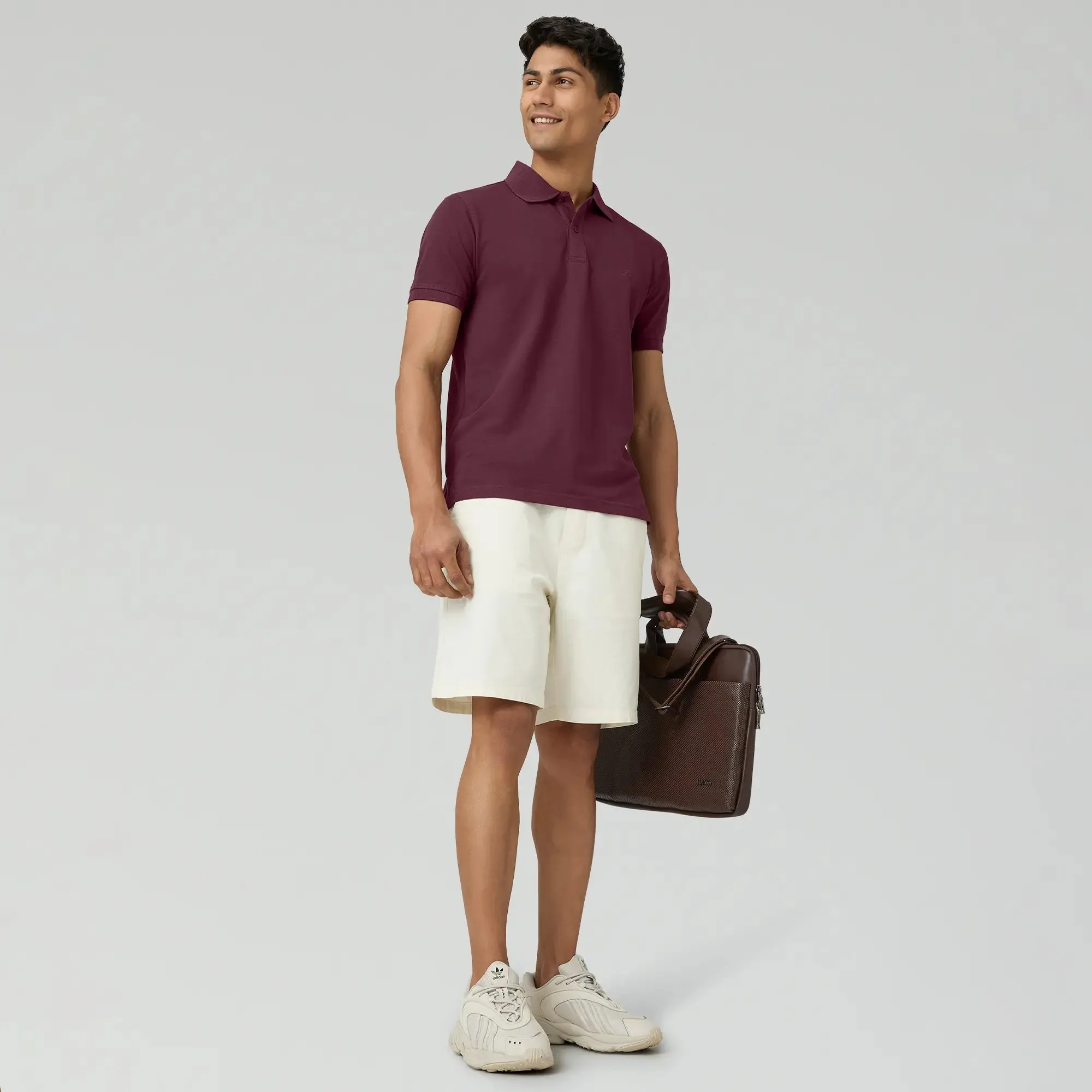 Nova Combed Cotton Polo T-shirts Merlot Maroon