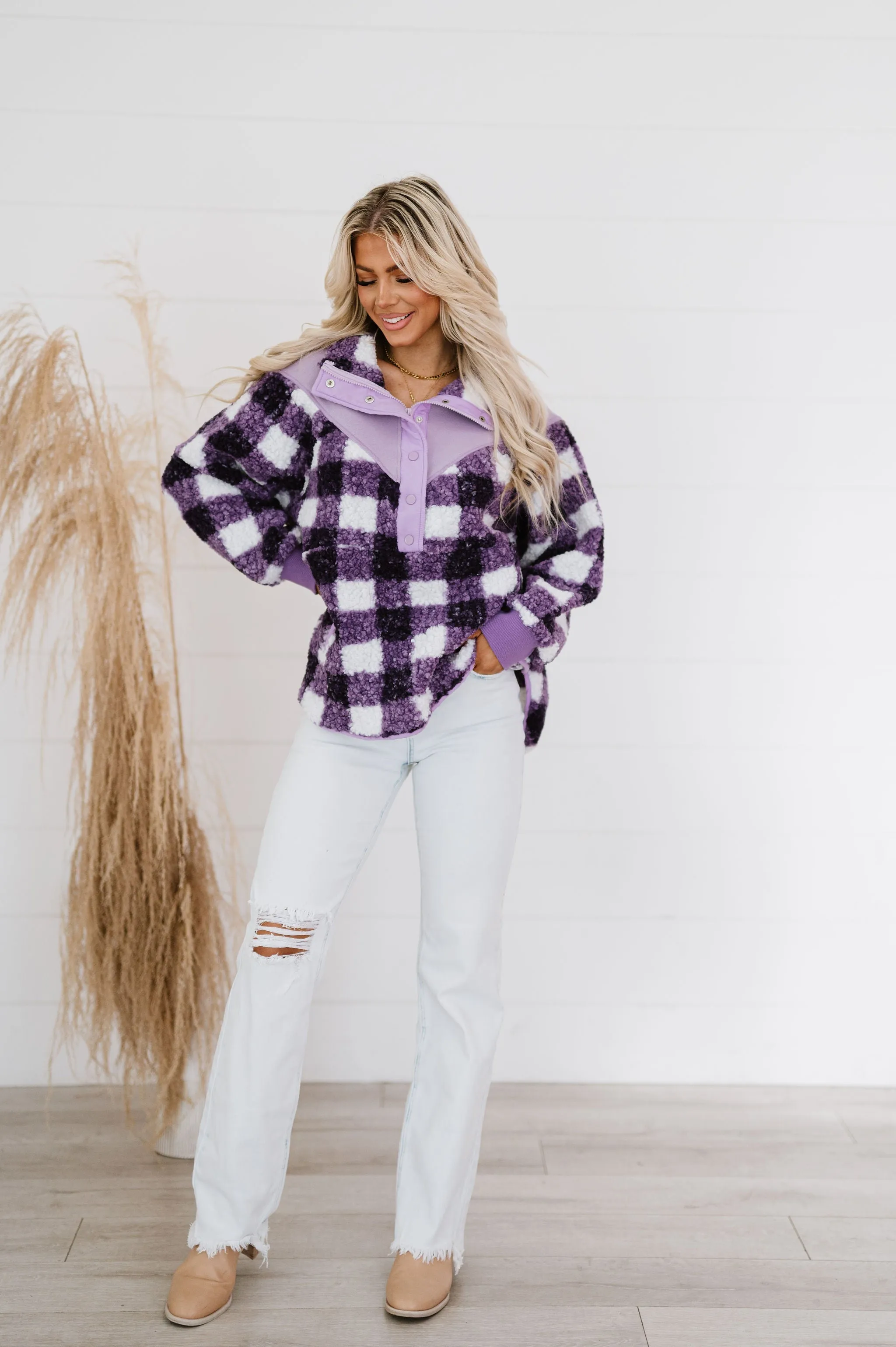 On The Move Faux Fur Pullover