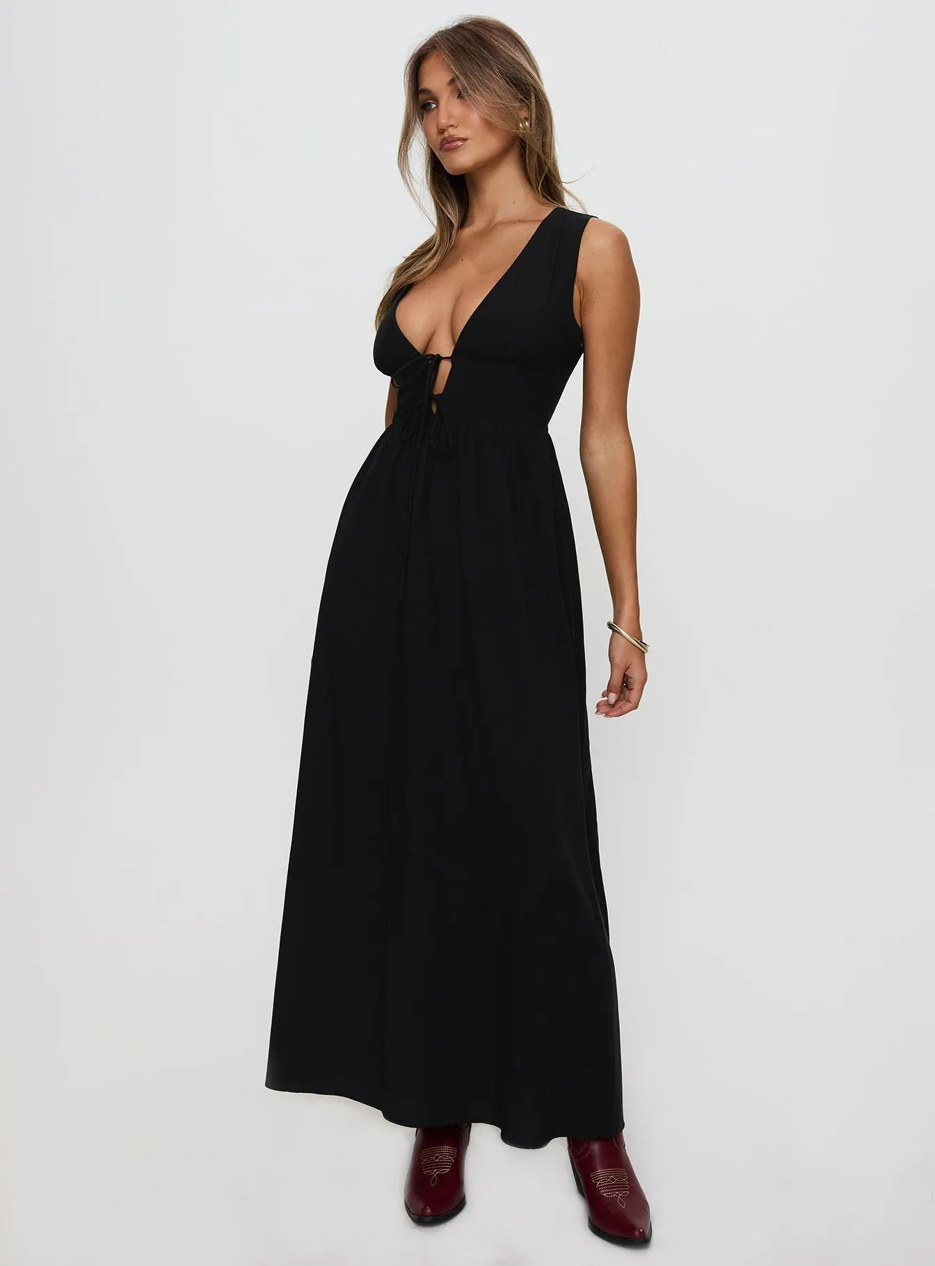 Pokey Maxi Dress Black