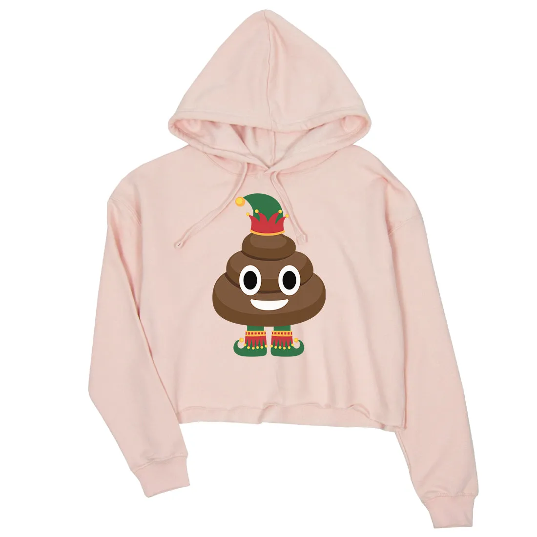 Poop Elf Crop Hoodie