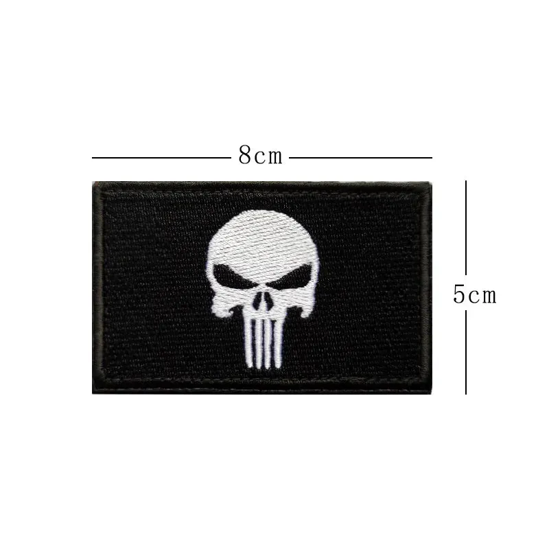 Punisher Logo Embroidered Patch