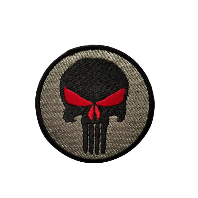 Punisher Logo Embroidered Patch