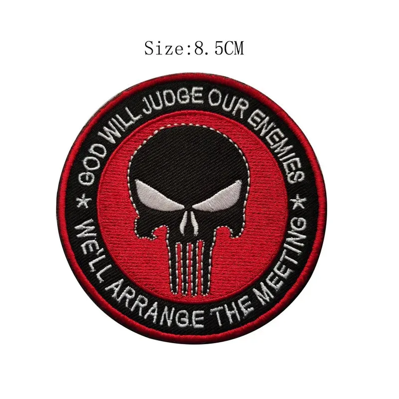 Punisher Logo Embroidered Patch