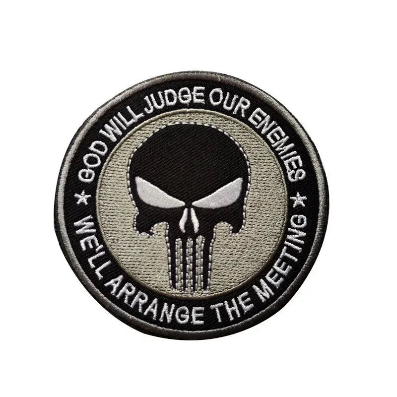 Punisher Logo Embroidered Patch