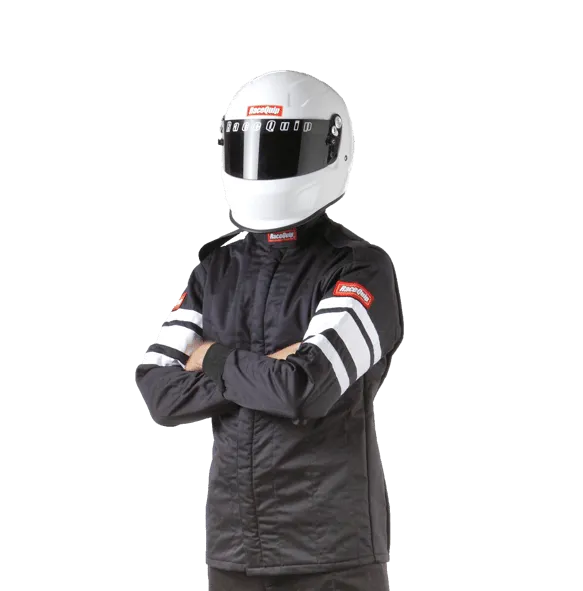 RaceQuip Multi Layer Fire Suit Jacket - Black - Small - 121002