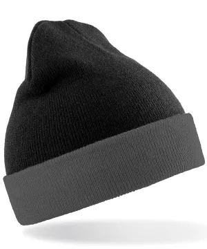 Recycled compass beanie | Black/Grey