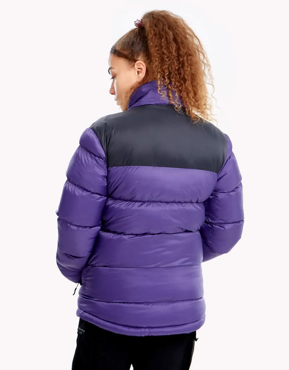 Route One Vostok Puffer Jacket - Moderate Purple/Black