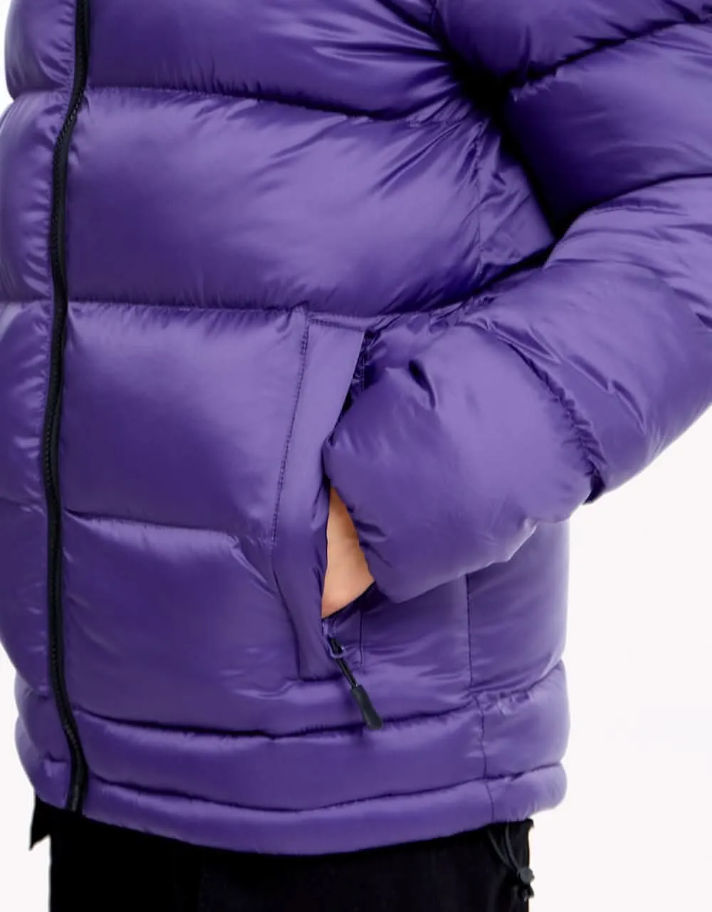 Route One Vostok Puffer Jacket - Moderate Purple/Black