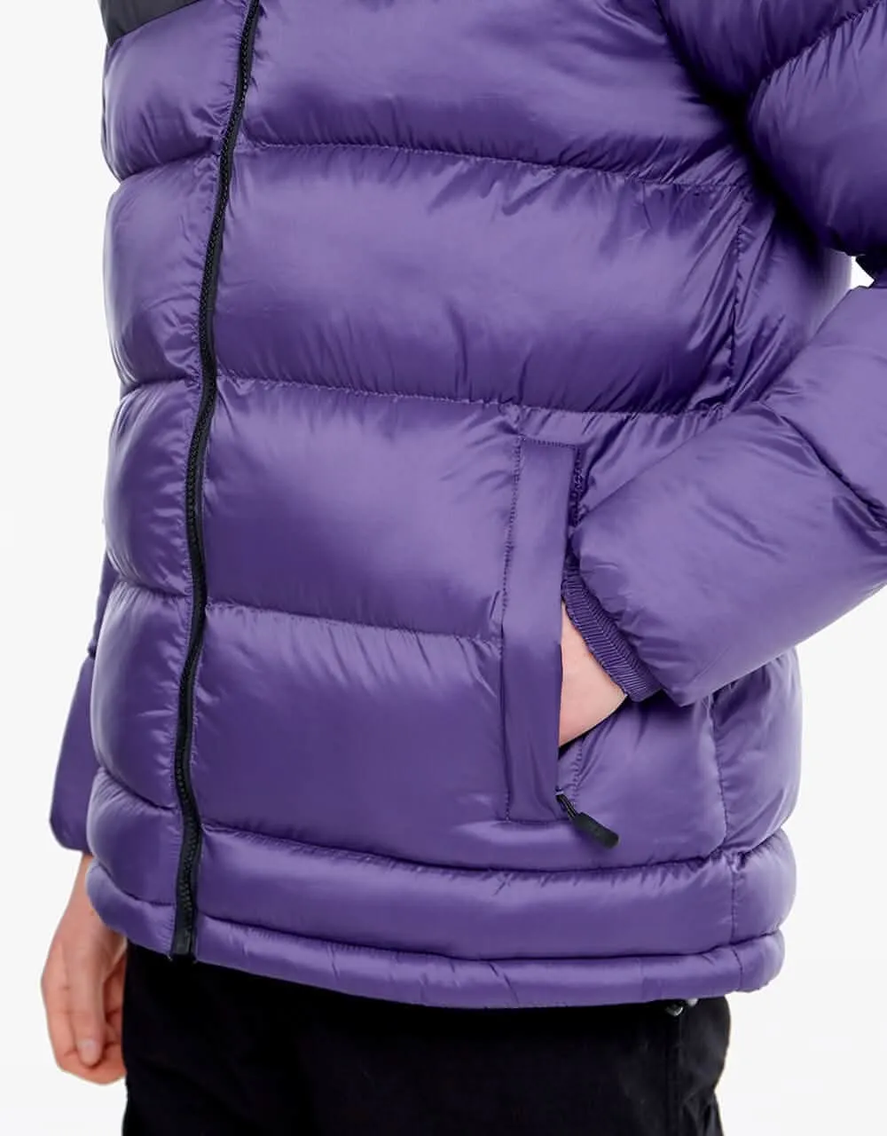 Route One Vostok Puffer Jacket - Moderate Purple/Black