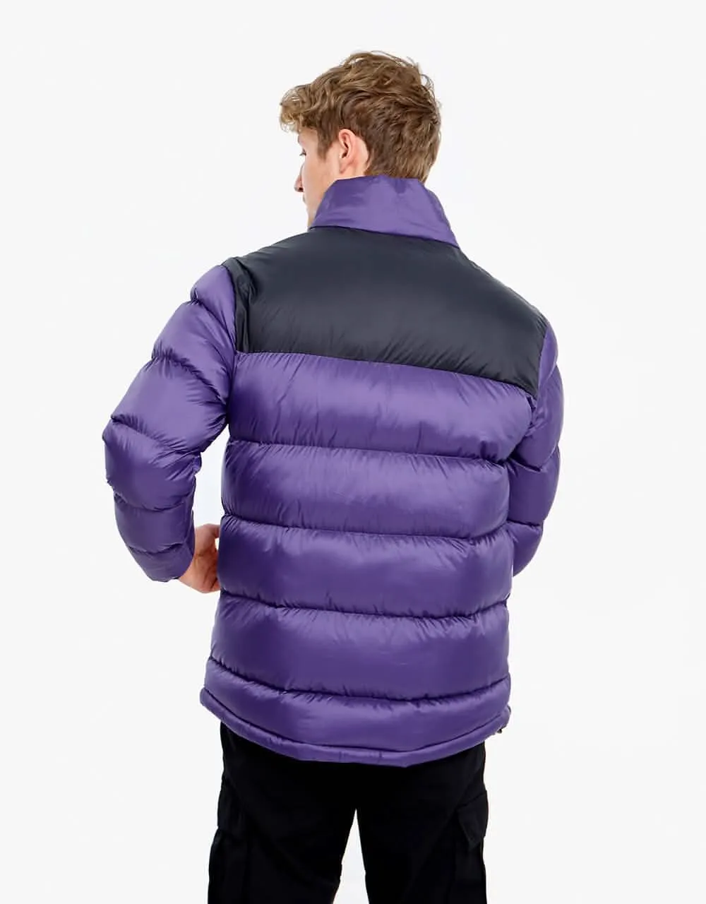 Route One Vostok Puffer Jacket - Moderate Purple/Black