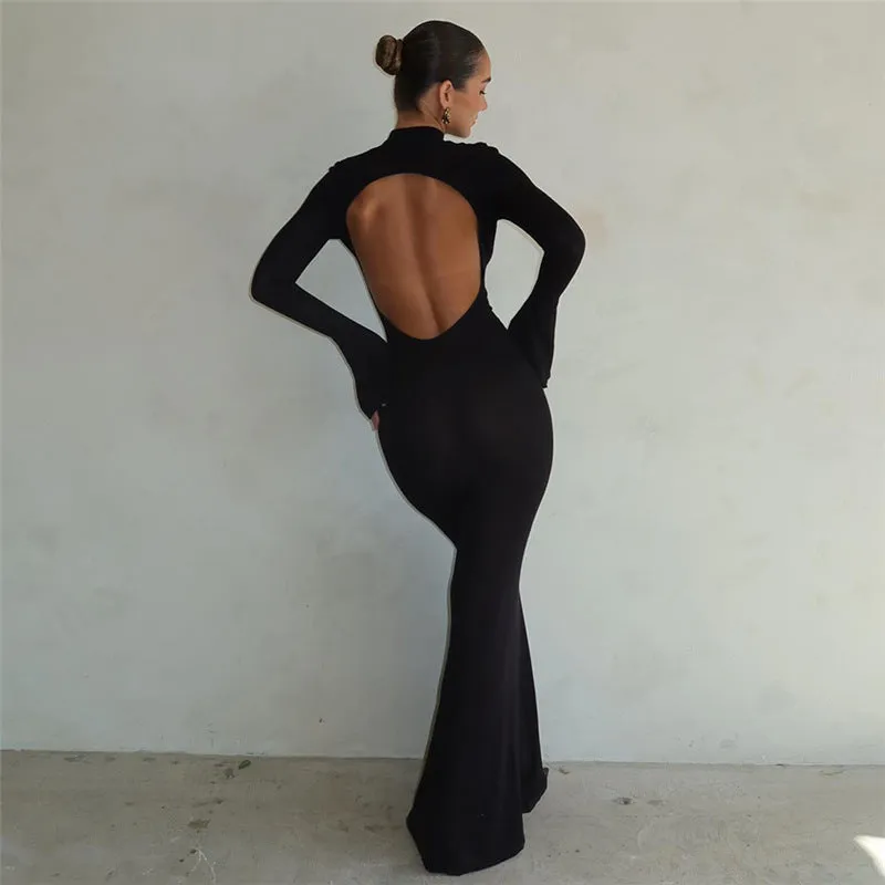 Sila Backless Maxi Dress